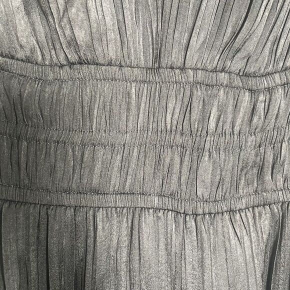 MOON RIVER Plissé Midi Dress Size XS Black NEW Pleated Goddess Party Tuckernuck - Picture 10 of 15